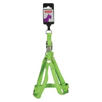 Postroj pro psa Postroj pes MAC LEATHER zelená 15mm Zolux