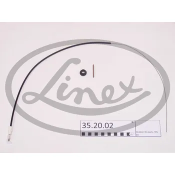 Lanko parkovací brzdy Lanko plynu, , 7700755027, 7701349814, LINEX, 35.20.02