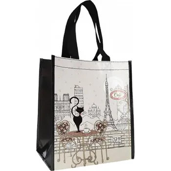 Taška BUG ART Kavárenská kočka, 27 x 30 cm (Taška s kočkou, kočky)