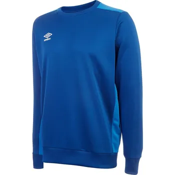 Chlapecká mikina dětská mikina UMBRO - ROYAL/FRNCHBLUE - 140 9-10 let (Umbro Poly Sweater Juniors)