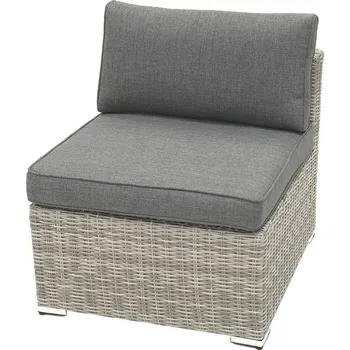 DEOKORK Ratanový středový díl SEVILLA (šedá)