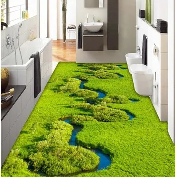 Fototapeta Solution Media 3D tapeta na podlahu - Řeka