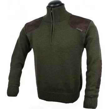 Pánské oblečení Lovecké svetry Bruno hnědá aplikace Velikost.: L