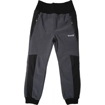 Chlapecké zateplené softshellové kalhoty šedé WOLF B2399 Velikost: 98