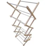 Sušák prádla rozkládací dřevěný 55x50x150cm