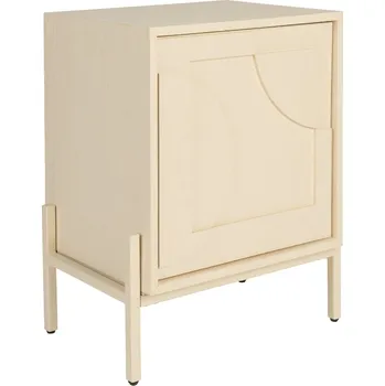 Noční stolek Béžový dubový noční stolek ZUIVER FACES 45 x 35 cm