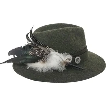 Klobouk LODENHUT - Klobouk dámský zelený 1013-105 velikost: 60