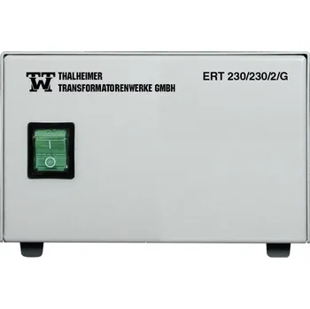 Transformátor Thalheimer ERT 230/230/1G laboratorní oddělovací transformátor s pevným napětím 230 VA Počet výstupů: 4 x 230 V/AC