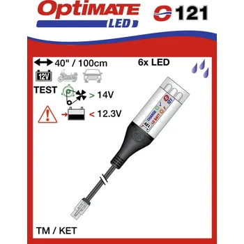 Auto-moto baterie Tecmate O121 příslušenství k Accumate a Optimate - TM svítilna a kontrola stavu dobíjení akumulátoru