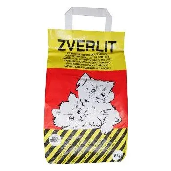 Podestýlka pro kočku ZVERLIT červený hrubá s vůní Podestýlka kočka 6kg