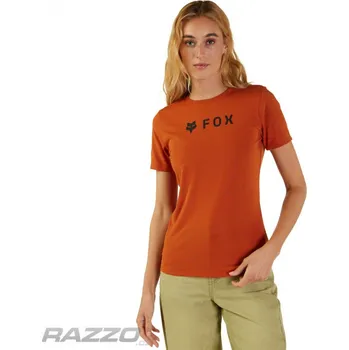 Dámské tričko Dámské tričko FOX Womens Absolute SS Tech Tee Burnt Orange M