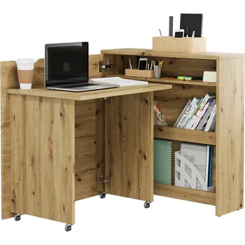 Psací stůl Lenart Rozkládací psací stůl Work Concept SLIM CW-02L - dub artisan