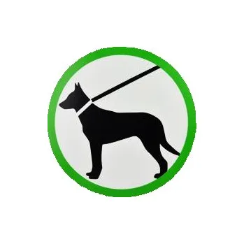 samolepka Samolepka Vstup pouze na vodítku