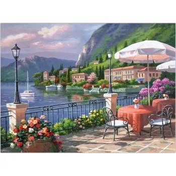 Royal Langnickel malování podle čísel - Pohoda u jezera, 40x30 cm