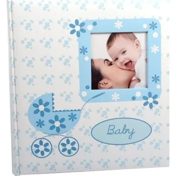 Fotoalbum Dětské fotoalbum na růžky BABY BUGGY modré kph