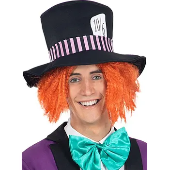 Karnevalový doplněk Funiglobal - Klobouk Šílený kloboučník pro dospělé -