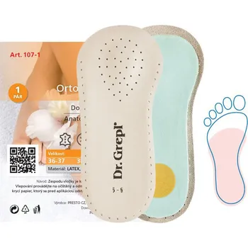 Vložka do bot Stélky/vložky do bot ortopedické Dr. Grepl Samina - béžové, 38-39
