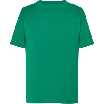 Oblečení a móda Jhk Dětské tričko JHK150K Kelly Green 12/14