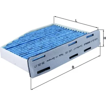 Kabinový filtr Filtr, vzduch v interiéru KNECHT LAO 181