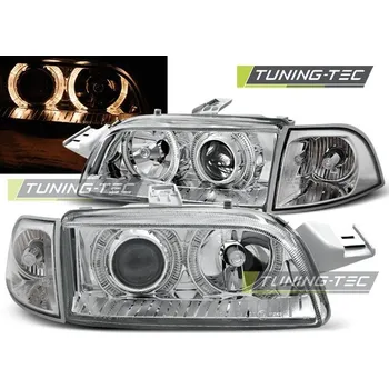 Přední světlomet PŘEDNÍ SVĚTLA FIAT PUNTO 1 11.93-09.99 ANGEL EYES CHROM