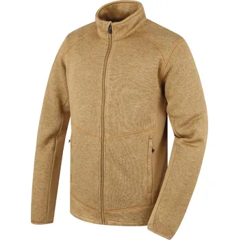 Husky Pánský fleecový svetr na zip Alan M XXL, beige