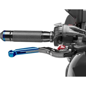 Páčka brzdy bez adaptéru PUIG 19ANR rozšiřitelná skládací modrá/červená