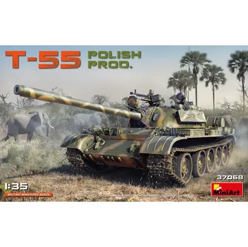 Plastikový model 1/35 T-55 Polish Production