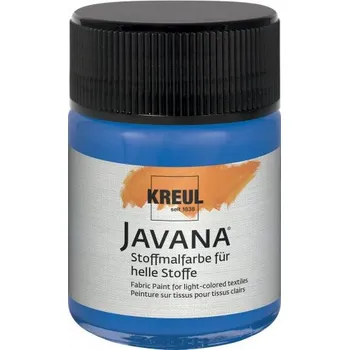 Speciální výtvarná barva Kreul Barva na světlý textil JAVANA 50 ml KRÁLOVSKÁ MODRÁ