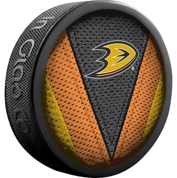 Puk Fanouškovský puk NHL Stitch Blister (1ks), Anaheim Ducks InGlasCo