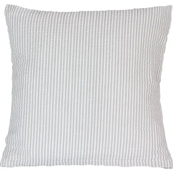 Povlak na dekorativní polštářek Bellatex Povlak na polštář krepový 40x40 cm šedý proužek
