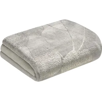 deka Deka šedá, stříbrné listy 150 x 200cm