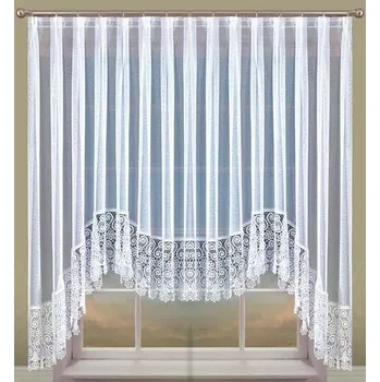 Záclona Luxusní Hotové Záclony Sarnia Bílá 400 x 160 cm