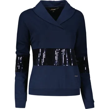 Dámská mikina Dámská mikina KIXMI RANDY TMAVĚ MODRÁ XL