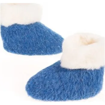 Chlapecké bačkory Bačkory TV vlněné dětské ALWERO Barva: Tm.modré, Velikost: 27-28