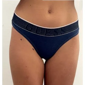 Kalhotky Dámská tanga Guess Carrie O97E04 modrá S