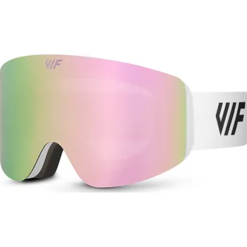 Lyžařské a snowboardové brýle VIF SKI & SNB White x Rose Pink