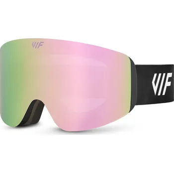 Sjezdové lyžování Lyžařské a snowboardové brýle VIF SKI & SNB Black x Rose Pink