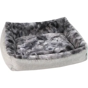 Pelíšek pro psa O´LALA PETS Ortopedický pelech COUCH z paměťové pěny s okrajem Sv. šedá 120x85cm