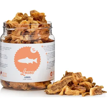 Raw Raw pochoutka mrazem sušené maso z Lososa 110g