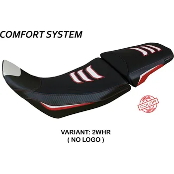 Moto sedlo TPZ Italia Potah sedla Honda Africa Twin 1100 (20-26) Deline special color comfort potah sedla: bez loga 2WHR (white-red)