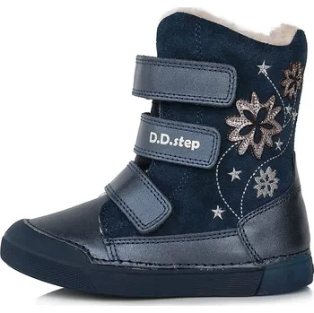 Chlapecká zimní obuv Dětské zimní kotníkové boty D.D.step 068-345 modré Velikost: 25 (EU)