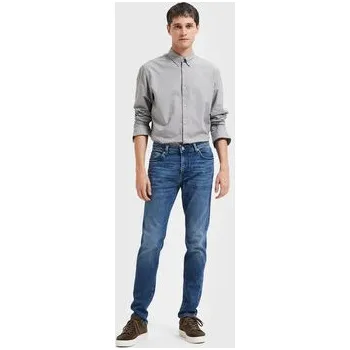 Pánské džíny Selected Homme Jeansy Leon 16087777 Modrá Slim Fit 30_34