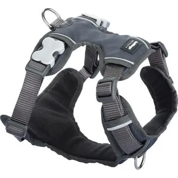 Postroj pro psa Postroj Red Dingo polstrovaný Šedá Velikost: S obvod hrudníku 37-52 cm