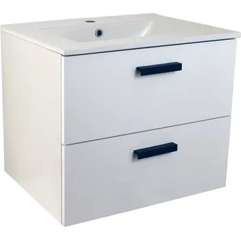 Koupelnový nábytek BPS-koupelny Koupelnová skříňka s keramickým umyvadlem Tivoli W 60 bílá