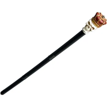 Karnevalový kostým Gentlemanská hůl - Lebka s korunou, 89 cm