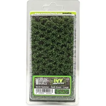 Plastikový model Dekorace Green Stuff World: Ivy Foliage - Dark Green Birch - Large
