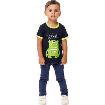 Chlapecké tričko Grrrr - navy 98