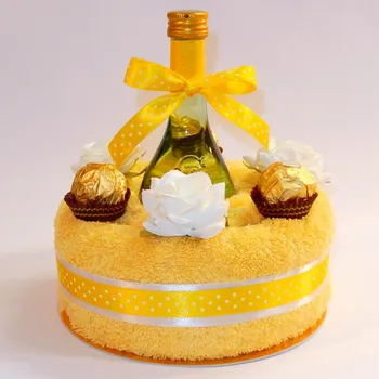 umělá květina Ateliér Confetti Dort z ručníku - Alvin