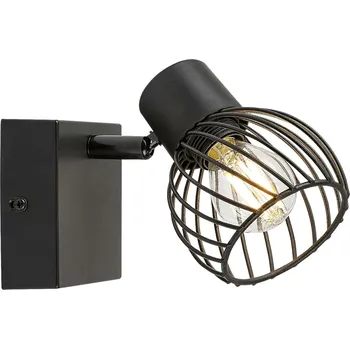 Bodové svítidlo Rabalux bodové svítidlo Aberama E14 1X MAX 10W černá 73001