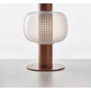 Stojací lampa Venkovní designová lampa Brokis Bonbori Small PC1166 Povrch Montury: kov - černý matný komaxit (CCS846), Barva skla: opalín (CGC38), Stmívání: TRIAC - STANDARDNÍ VERZE (CEDV2865)